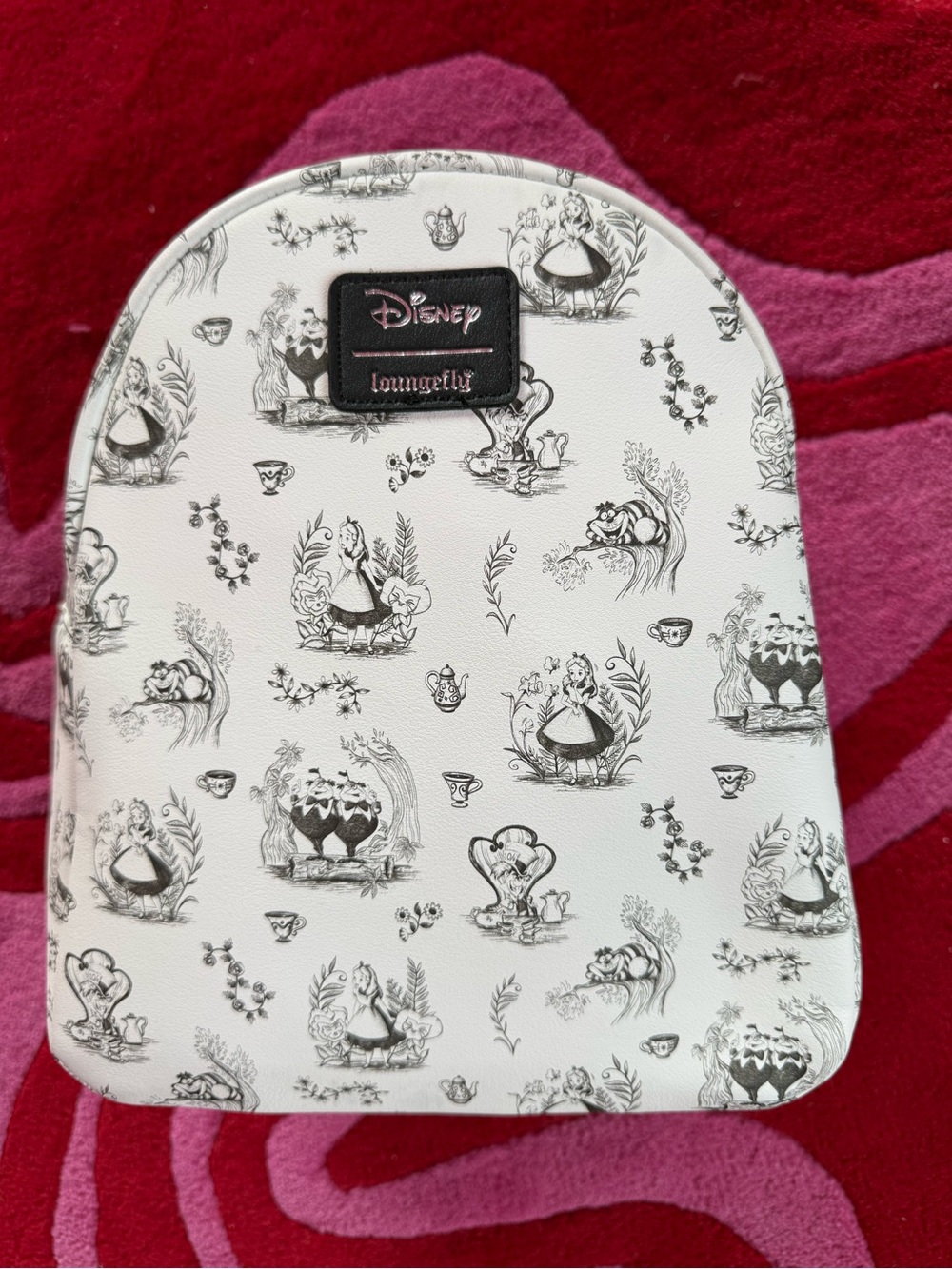 Brand New Disney Alice in Wonderland Loungefly Mini Backpack